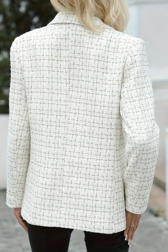 Double-Breasted Casual Blazer